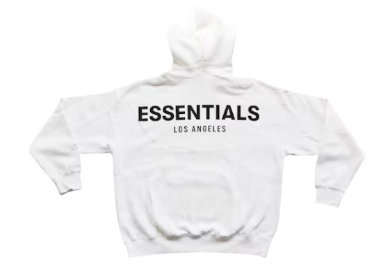 Fear of God Essentials Los Angeles 3M Pullover Hoodie White