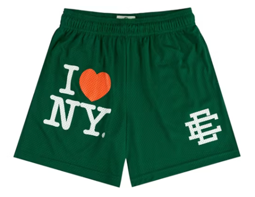 Eric Emanuel EE I Love New York Short Green/White