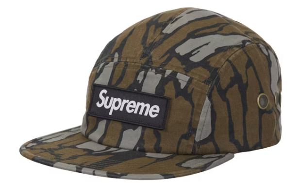 Supreme Military Camp Cap (SS25) Mossy Oak Trebark Camo