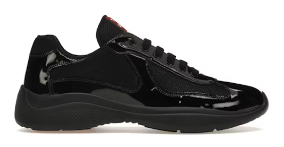 Prada America's Cup Black Patent Leather
