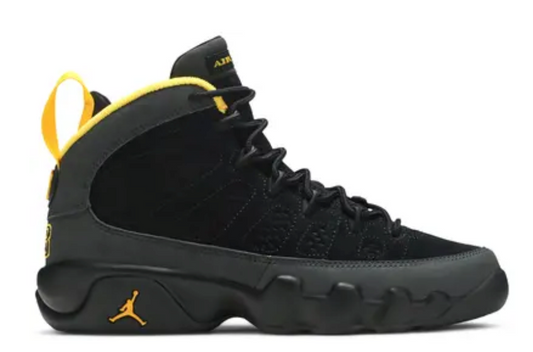 Jordan 9 Retro Dark Charcoal University Gold (GS)