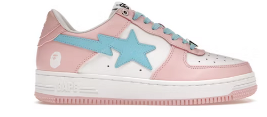 A Bathing Ape Bape Sta Pastel Pink