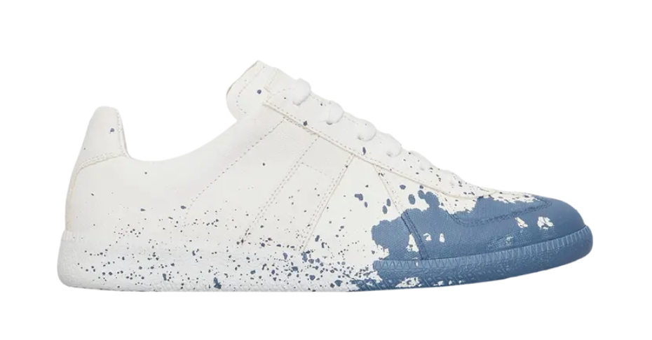 Maison Margiela Replica Paint Splatter White Canvas