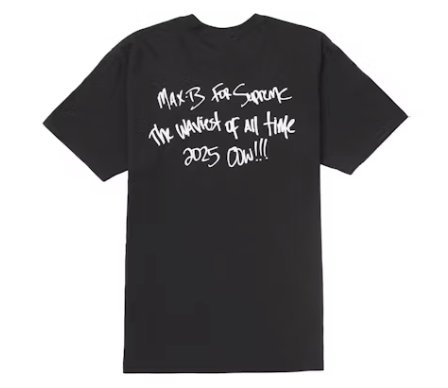 Supreme Max B Tee Black