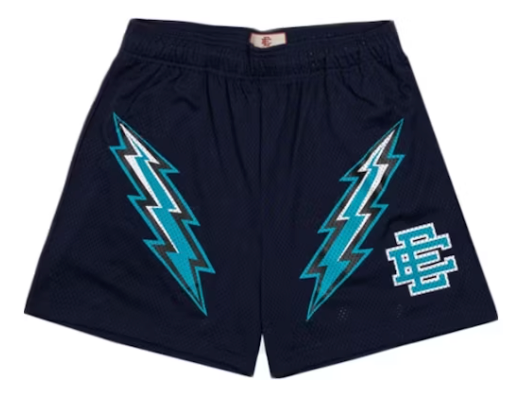Eric Emanuel EE Basic Lightning Bolt Short Navy Black Teal