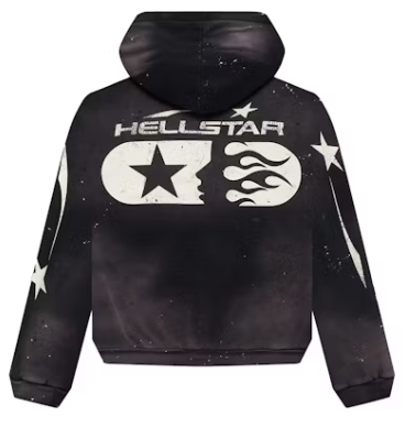 Hellstar Studios Zip Hoodie Black