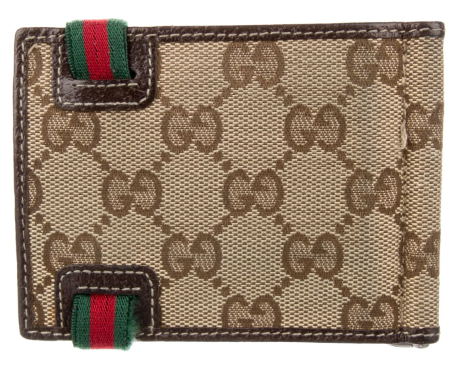Gucci GG Bi-Fold Canvas Wallet
