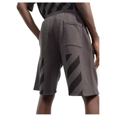 OFF-WHITE Diag Tab VTG Skate Sweatshort Black/Black