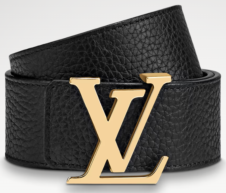 Louis Vuitton LV Initiales 40MM Taurillon Leather Reversible Belt Black Brown