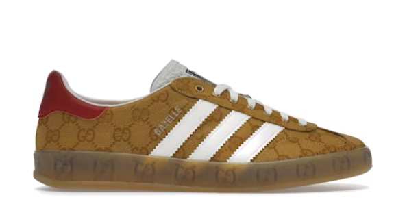adidas Gazelle Gucci Original GG Beige Brown