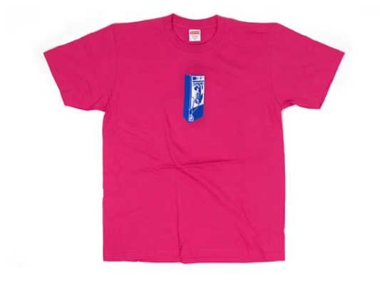 Supreme Payphone Tee Dark Pink