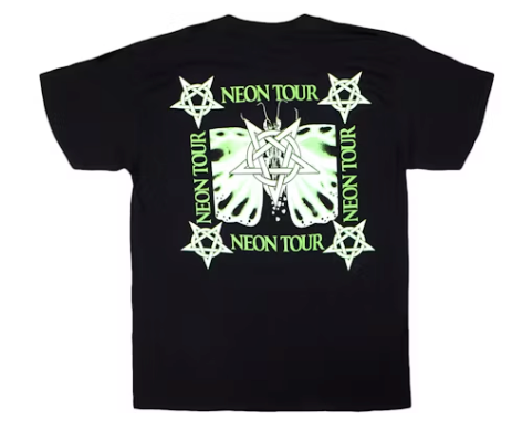 Playboi Carti Neon Tour Drug Zone Tee Black
