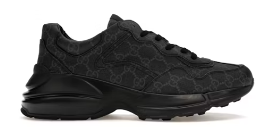 Gucci GG Rhyton Black Monogram Supreme Canvas