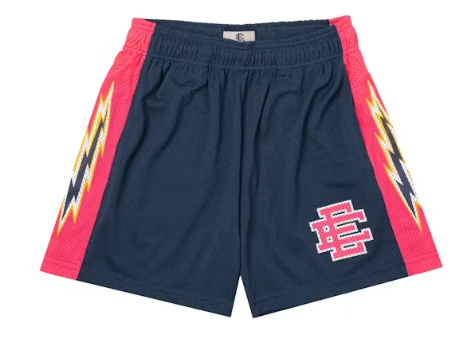 Eric Emanuel EE Basic Short Dark Denim Hot Pink