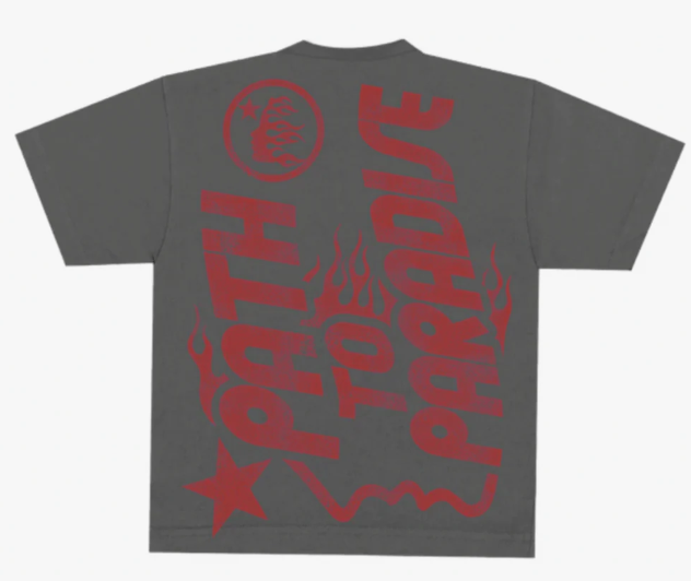 Hellstar Jesus Emblem Tee Grey