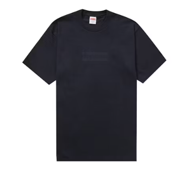 Supreme Tonal Box Logo Tee Black