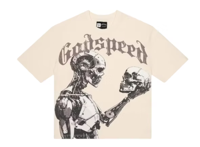 Godspeed Mankind vs AI III T-Shirt Bone Black