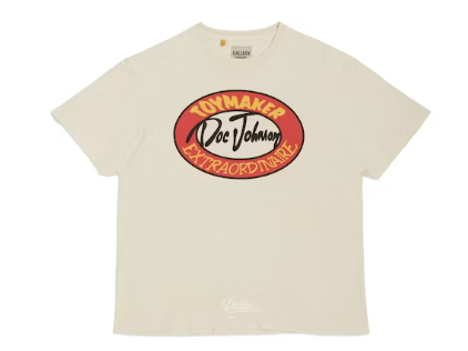 Gallery Dept. Toymaker Doc Johnson Tee Antique White/Cream