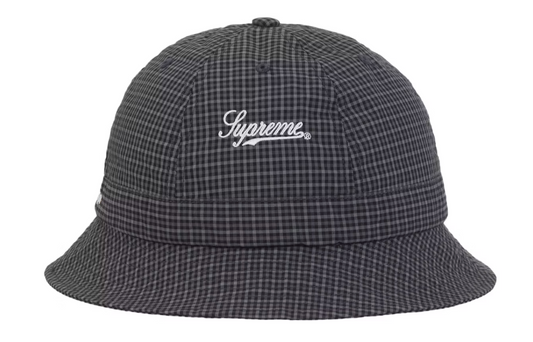 Supreme Cordura Plaid Bell Hat Black