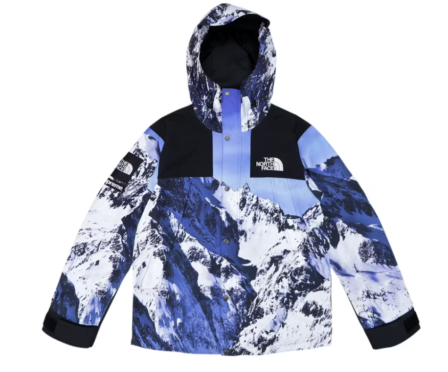 Supreme The North Face Mountain Parka Blue/White
