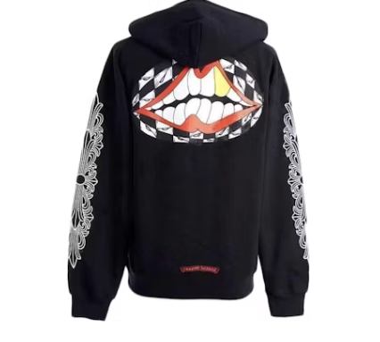 Chrome Hearts Matty Boy Flower Chomper Hoodie Black