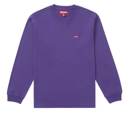 Supreme Small Box L/S Tee (FW24) Purple