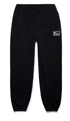 Nike x Stussy Washed Sweatpants Black