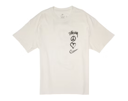 Nike x Stussy Peace, Love, Swoosh T-shirt (US Sizing) White