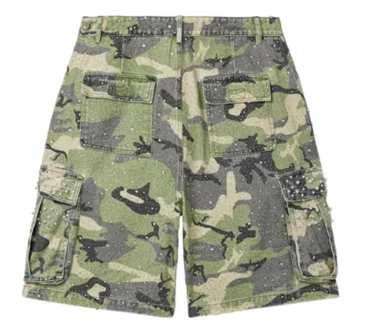 Vale Forever Soulja Camo Jorts Green Camo