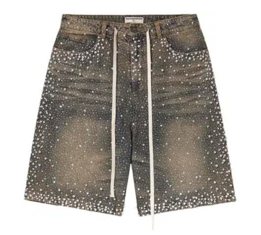 Vale Forever Rainstorm Jorts Mid Wash