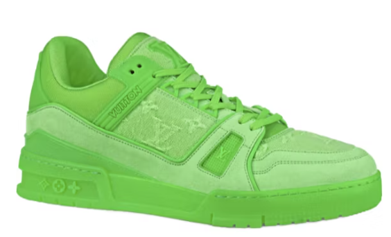 Louis Vuitton LV Trainer Fluroescent Green