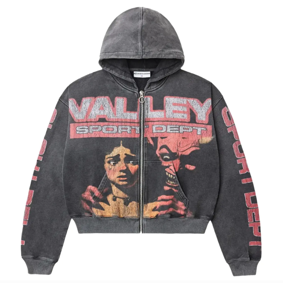 Vale Forever Devils Advocate Zip Up Hoodie Black/Red