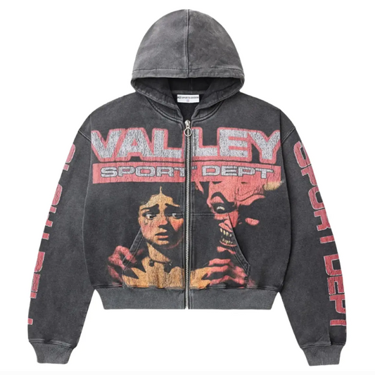 Vale Forever Devils Advocate Zip Up Hoodie Black/Red