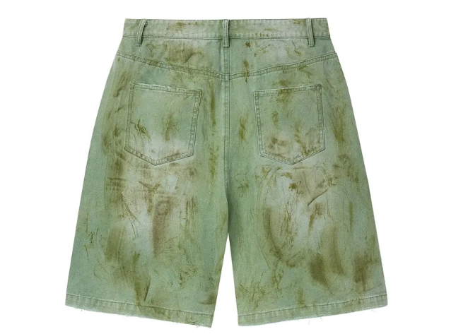Vale Forever Green Skittle Jorts Dirt/Green
