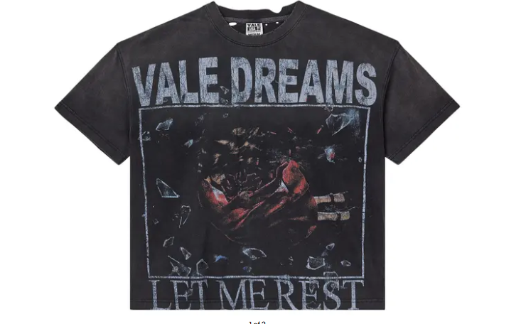 Vale Forever Dreams Red Dress Tee Black