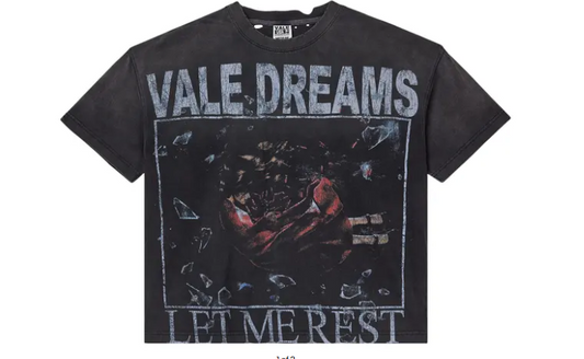 Vale Forever Dreams Red Dress Tee Black