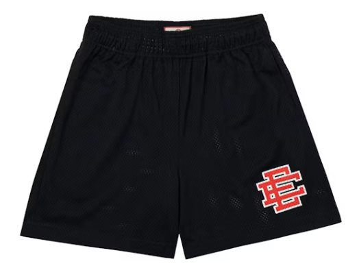 Eric Emanuel EE Basic Short Black Varsity Red