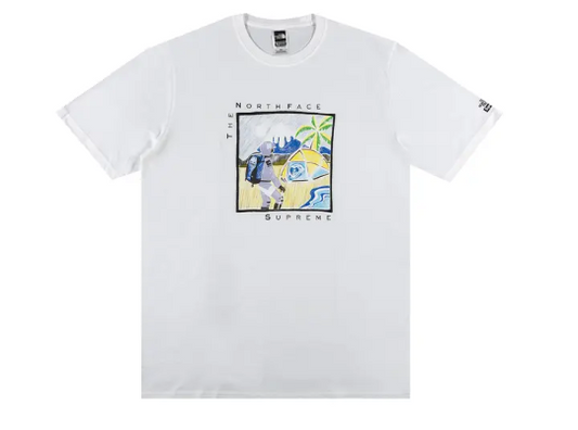 Supreme x The North Face Sketch T-Shirt White
