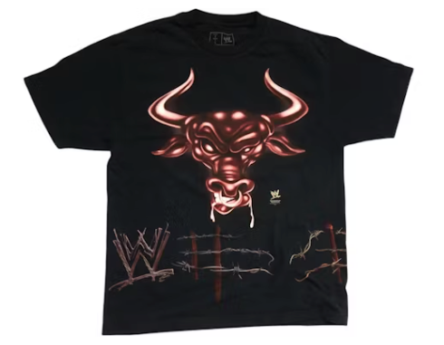 Travis Scott x WWE Know Your Role The Rock Tee Black