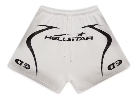 Hellstar Warm Up Shorts White