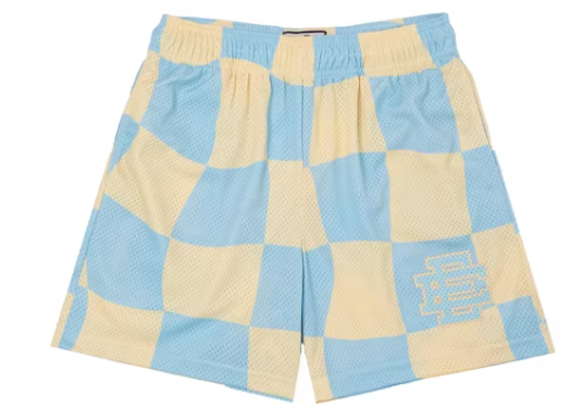Eric Emanuel EE Basic Short Blue Yellow Wavy Flag