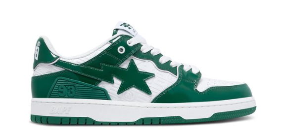 Bape Sk8 Sta #5 Luxury Sport Monogram Green