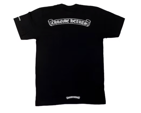 Chrome Hearts Scroll Logo T-shirt Black