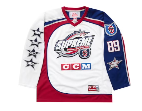 Supreme CCM All Stars Hockey Jersey White