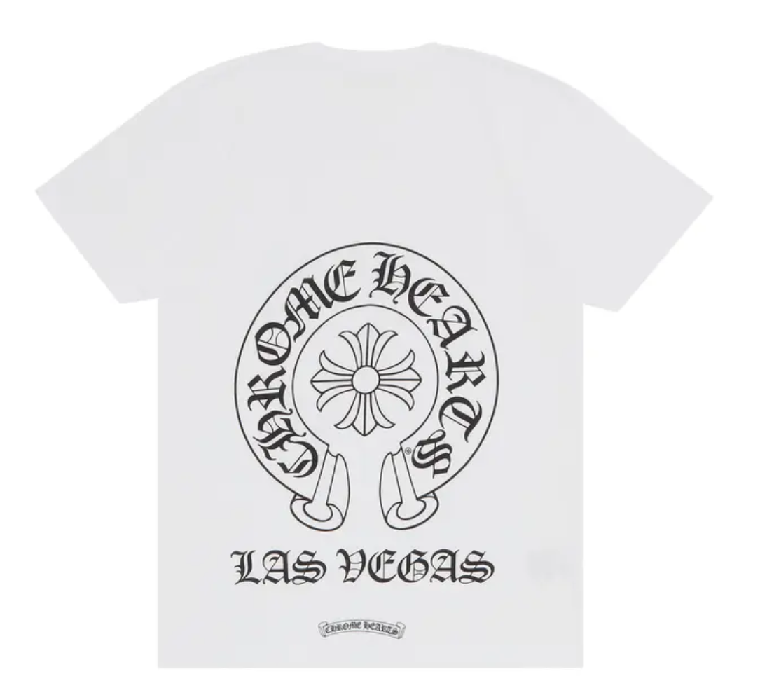 Chrome Hearts Las Vegas Exclusive Horseshoe T-Shirt White