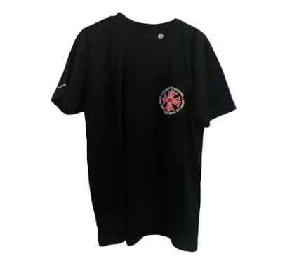 Chrome Hearts Made In Hollywood Plus Cross T-shirt Black/Red