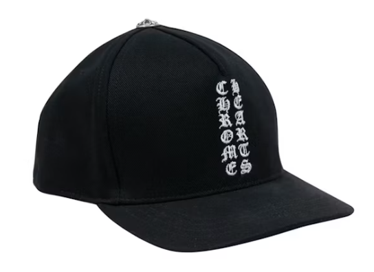 Chrome Hearts Vertical Logo Hat Black