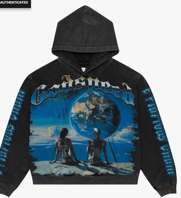 Godspeed Artifical Love Hoodie Washed Black