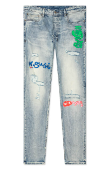 Ksubi Chitch Outside World Jeans Blue