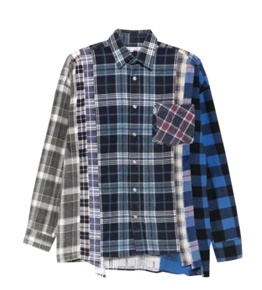 Needles 7 Cut Flannel Shirt Multicolor